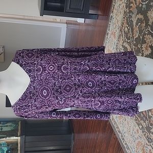 XS Purple Stretchy Top